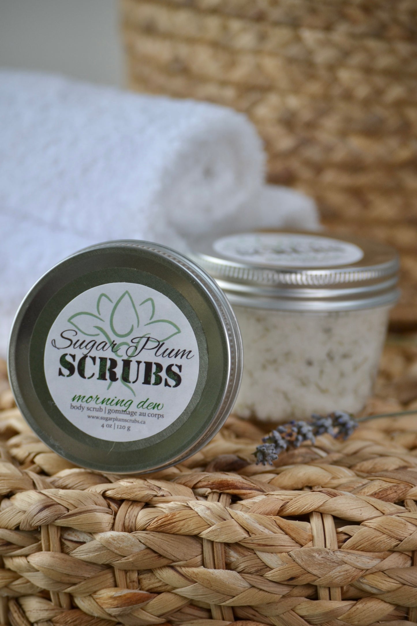 Morning Dew - Lemongrass and Lavender Exfoliating Body Scrub