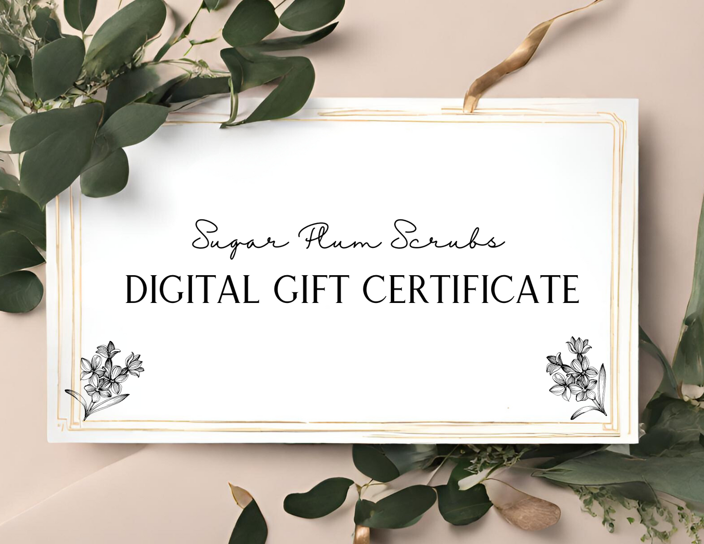Sugar Plum Digital Gift Certificate