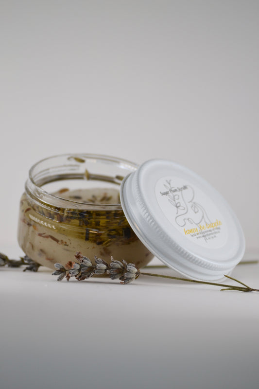 Honey, Be Supple - Lavender and Tea Tree Exfoliating Facial Scrub
